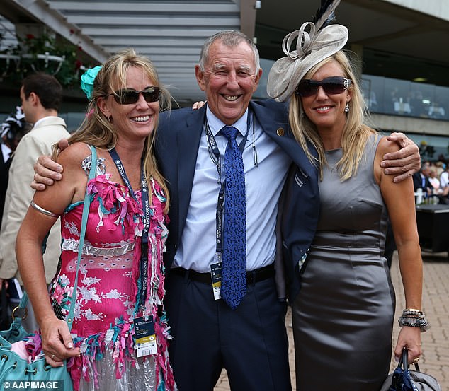 The advertising guru (pictured at the Golden Slipper horse race) is well known for his love of punting and shouting at the bar when one of his bets goes wrong.