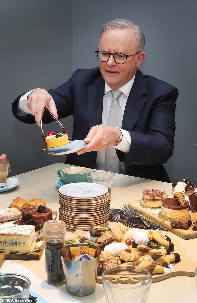 Anthony Albanese (pictured) is dining out because he is in power, but for what purpose?