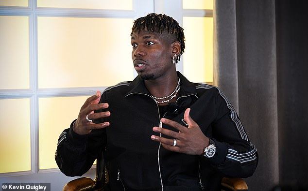 Pogba's Mail Sport interview is his first with a UK outlet after his football ban was reduced