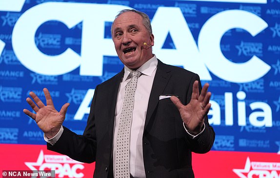 BRISBANE, AUSTRALIA. Photos from NewsWire. OCTOBER 5, 2024. CPAC Convention for the Institute of Public Affairs. Honorable Member Barnaby Joyce. Image: NewsWire/Richard Gosling