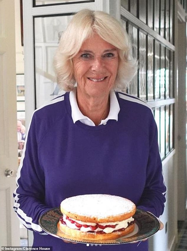 During his segment on the popular show, Tom talks about how food was always an important part of family life when he was growing up in Wiltshire with his mother (pictured) and father, Andrew Parker Bowles, Camilla's first husband.