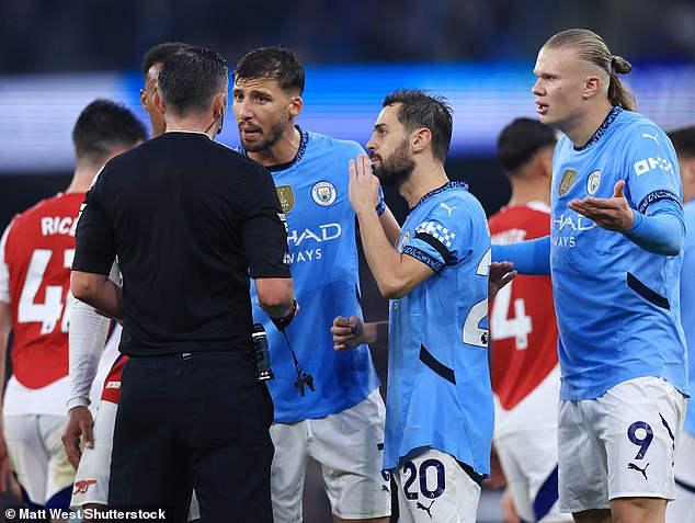 During their clash with City, Arsenal were accused of using the 'dark arts' and wasting time