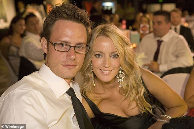 Jackie admitted that her addiction began to worsen after her divorce from Lee Henderson, whom she married in 2003 before separating in 2018. Pictured together in 2007.