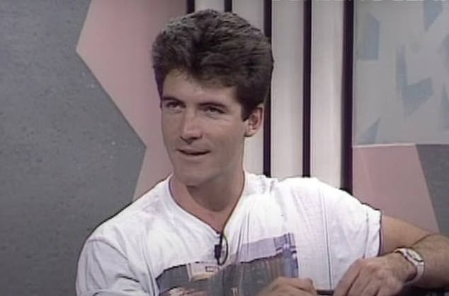 In the 1980s, Cowell was far from the dapper, suited television mogul he is recognized as today. Working behind the scenes in the music industry, he sported a youthful and natural look.