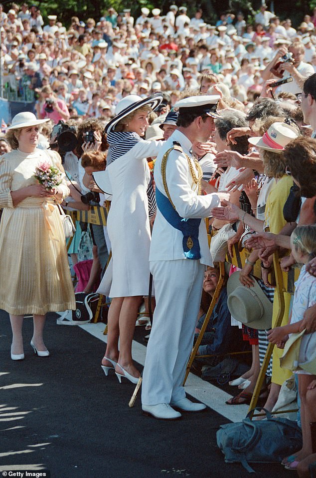 Princess Diana and then Prince Charles are seen again in Sydney in 1988