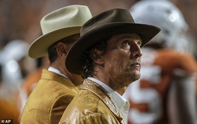 Texas Longhorns supporter Matthew McConaughey criticized Saturday's fan antics