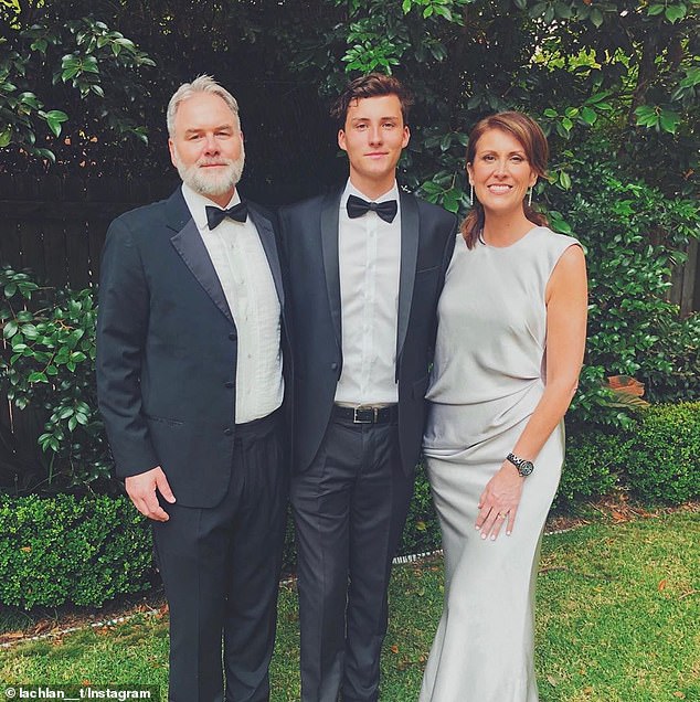 Many pointed to the fact that the Sunrise host was reportedly receiving a salary of more than $1 million, putting her in a much better position to financially support her children Hunter, 19, and Lachlan, 22, (pictured center) than other Australians.