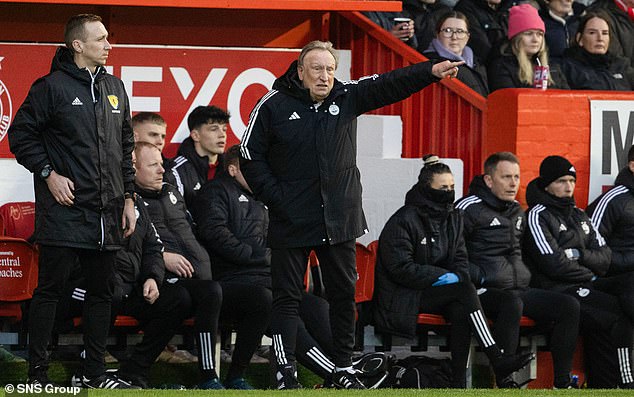 Neil Warnock won just two of his eight games in charge last season at Aberdeen.