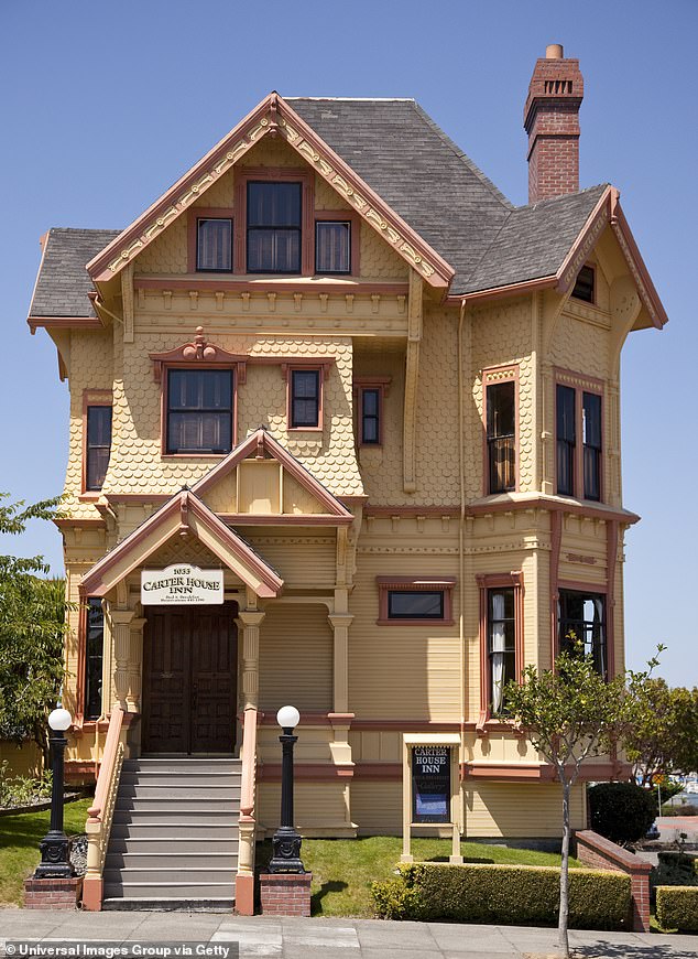 Stunning Victorian architecture is an attraction in Eureka, California