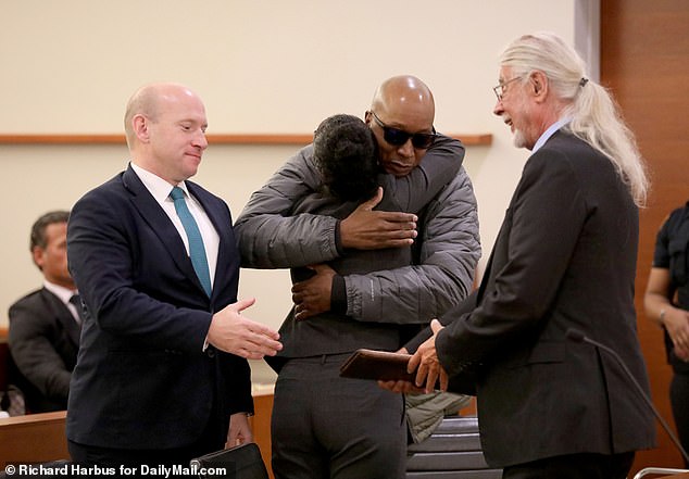 Mallet was accompanied by his lawyers, including David Shanies (left), who promised that the fight was not over and that they would continue to get answers about how this could have happened.