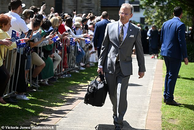 Another foreboding sign of the King's poor health came when his doctor was photographed carrying a large medical bag when Charles and Camilla attended a church service on Sunday (pictured).