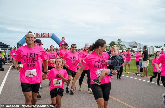 The Hugheses are now based in Prince Edward Island, where they help organize regular events to raise cancer awareness.