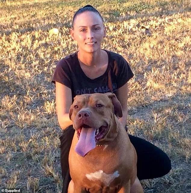 Mrs Walters (pictured) says she is not angry at Buddy and revealed her anguish at not being able to save him before he was put down.