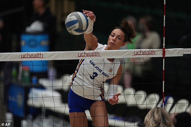 Trans athletes in women's sports are a controversial topic, as the San Jose State women's varsity volleyball team reportedly fielded a transgender player in Blaire Fleming (pictured).