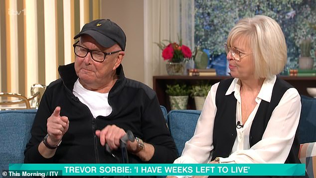 Appearing on This Morning alongside his wife Carol, Trevor revealed the sad news, saying he discovered in June he had around six months left.