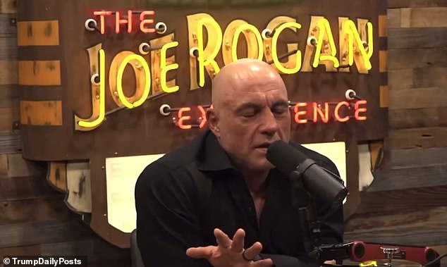 Rogan had asked the presidential candidate if he was serious when he mentioned slashing the federal income tax.