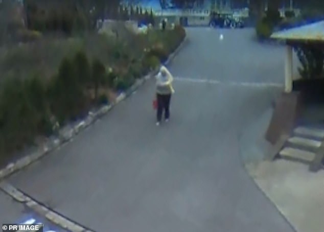 The last known image of Ms Devine taken by CCTV in the Blue Mountains town of Katoomba on September 6, 2018.