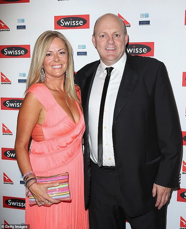 Billy and Nicky (pictured) split after 18 years in 2015 and she moved on with her best friend and Footy Show co-host Garry, 57, around a year later.