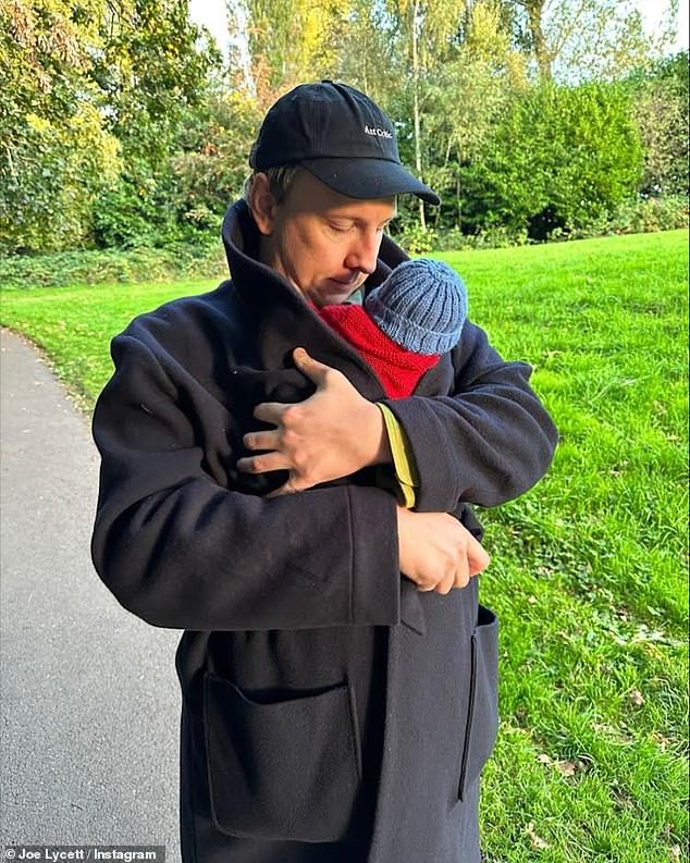 The comedian, 36, once admitted that he didn't try hard enough in his love life, but it seems that all changed when Joe shared a sweet photo of himself cradling the newborn.