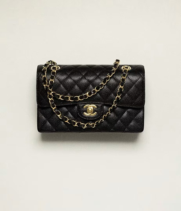 The small classic Chanel bag sells for $17,260.