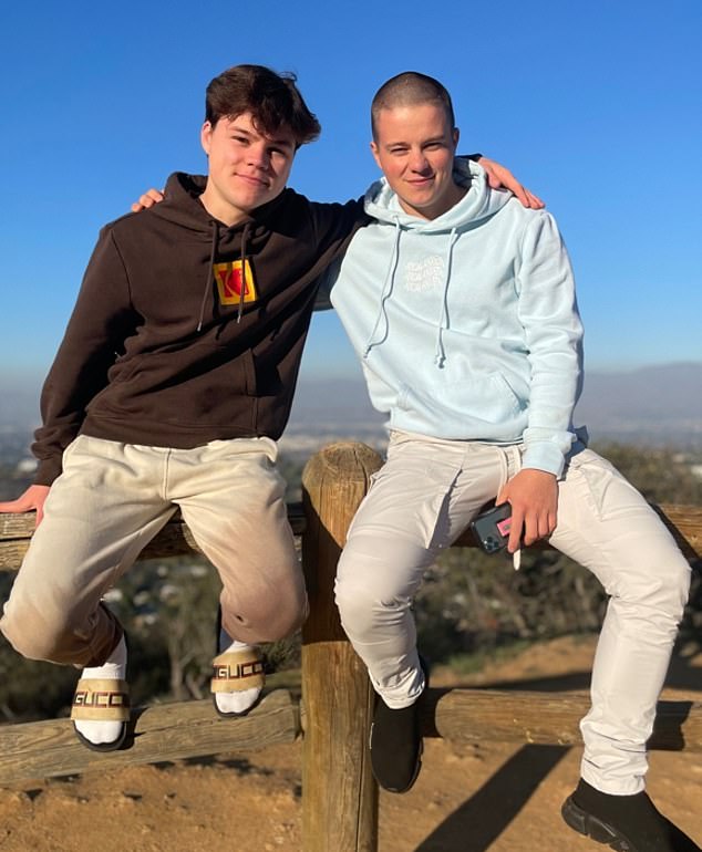 Jack's brother Michael Doherty, 22 (right), told DailyMail.com that his brother was not broadcasting live when he crashed and that the accident was caused by a 