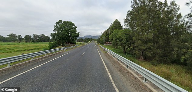 Police were told they may have been traveling to a relative's house when they swerved off The Bucketts Way, in Tugrabakh (pictured), and crashed.