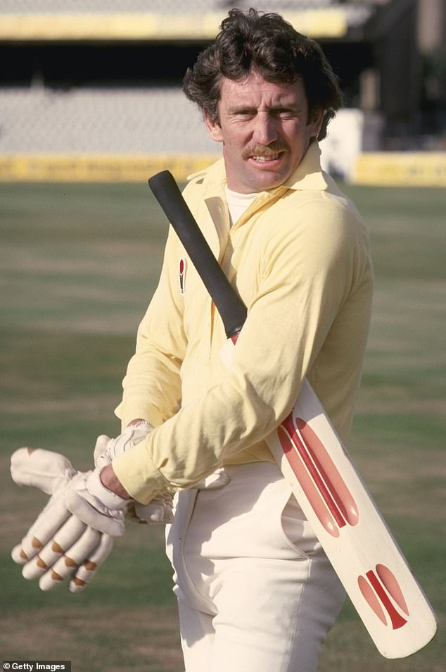 The former Australian captain (pictured at The Oval, London in 1979) scored more than 5,300 Tests in his career.