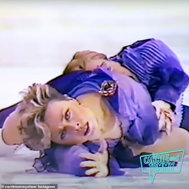 They recreated Torvill and Dean's famous Valentine's Day performance (pictured) at the 1984 Sarajevo Olympics, where they later won gold.