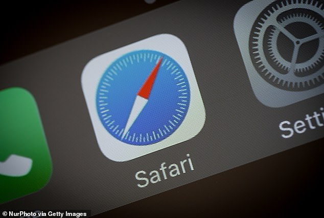 The issue appears to have been plaguing Safari users for several months. However, Apple has not yet commented on what could be causing the problem and did not respond to a request for comment (file photo)