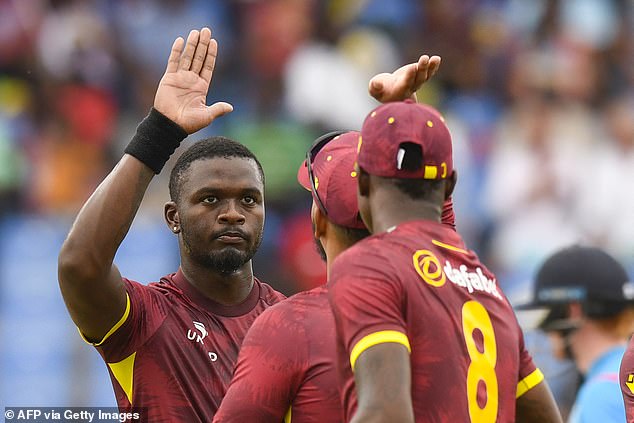 Jayden Seales took two for 22 as West Indies bowled out England for just 209