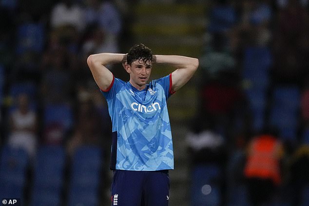 England's new boy John Turner failed to take a wicket in his five overs with the ball.