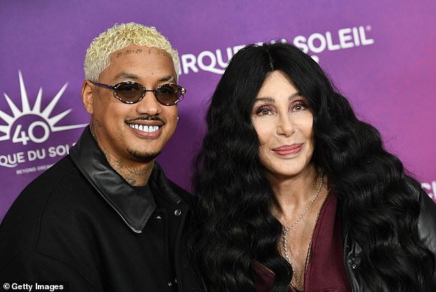 It seems that Cher's boyfriend, Alexander "A.E." Edwards, whom she has been dating since September 2022, was not at the Halloween party; the couple appears in the photo last week