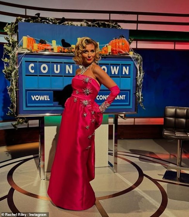 Meanwhile, she wasn't the only one to channel Marilyn's famous look, as Countdown's Rachel Riley sported a longer version of the dress during a Halloween special of the game show.