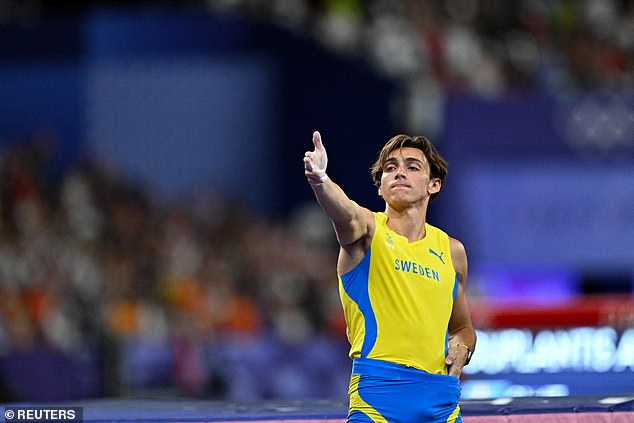 Duplantis had previously copied Dikec with his celebration during the Olympic Games