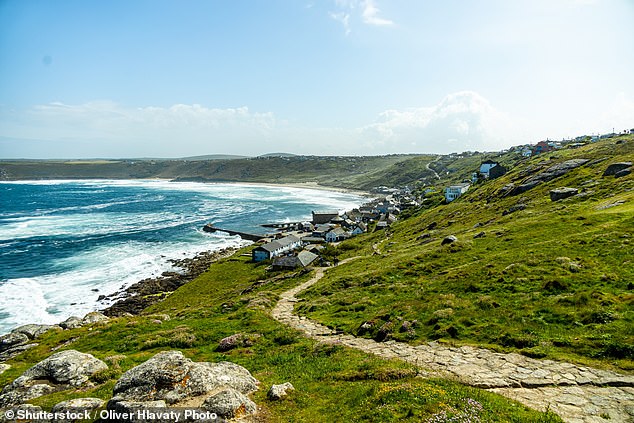 From Penzance, you can walk 15 miles to Land's End (seen here), reveals Tom