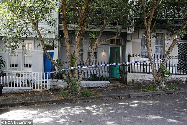 Jesse and Luke were allegedly shot dead inside Mr Baird's Paddington home (above) and their bodies were put in surfboard bags and driven 180km southwest to rural Bungonia.