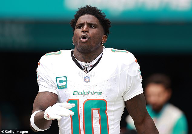 Hill was later released and scored a touchdown to help Miami defeat the Jacksonville Jaguars.