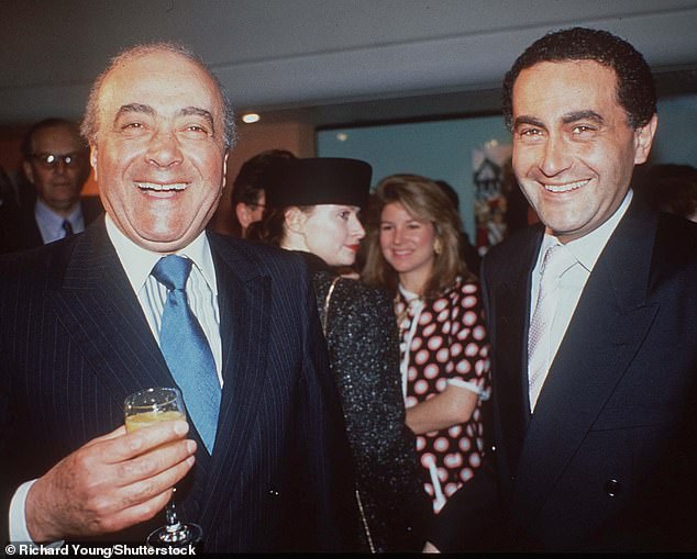 Al-Fayed was the father of producer Dodi Al-Fayed (right), who was romantically linked to Princess Diana when they both died in a car accident in Paris in 1997.