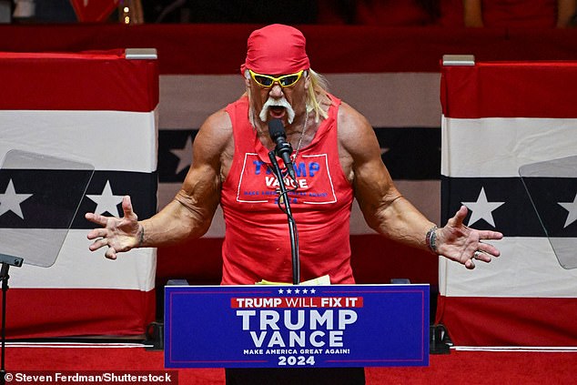 For example, that big, tempestuous rally at Madison Square Garden last weekend where Trump brought up Hulk Hogan (that was a retro cheek at the RNC in July, but in late October it feels a little strange ).