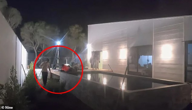 During one shocking episode, Mimi and Brad were seen working late into the night together on a pool project, while Brad's wife Kylie slept in the background.