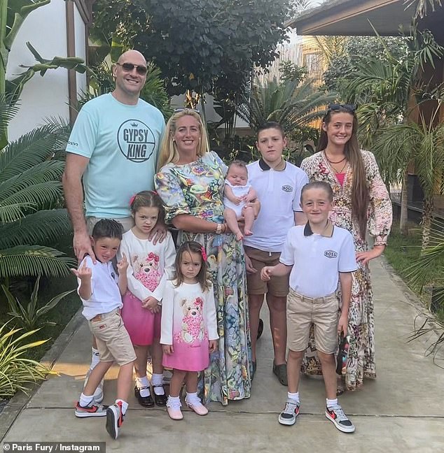 The couple are parents to Venezuela, 14, Prince John James, 12, Prince Tyson II, eight, Valencia, six, Prince Adonis Amaziah, five, and Athena, three.