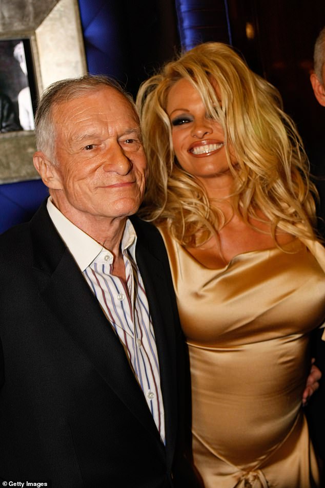 She said Anderson would 'fade over' Hefner but wouldn't acknowledge his girlfriends