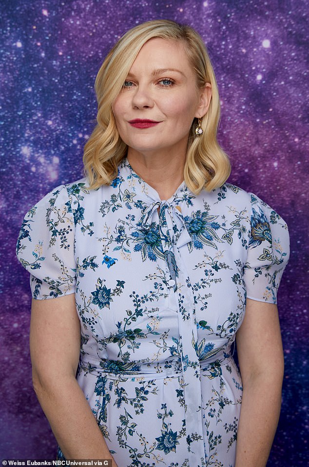 As a woman approaches her forties, dramatic, dark or heavy lipstick, like the one seen here on American actress Kirsten Dunst, should give way to creamy, hydrating lip colors in softer, more subtle shades, with a added touch of shine.