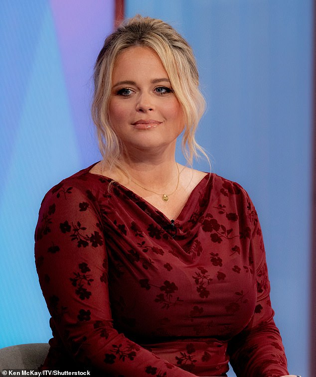 Emily had known Alistair for over 30 years when they entered into a relationship, and it was later revealed that he is her aunt's stepson (pictured on Loose Women in October 2024).