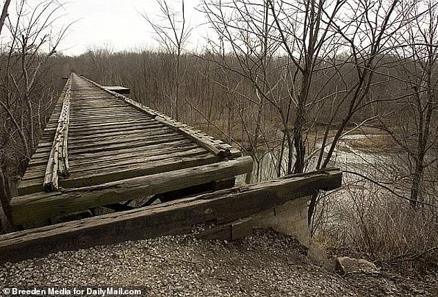 The abandoned Monon High Bridge outside Delphi, Indiana, where Abby and Libby were murdered