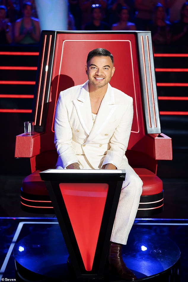 Guy Sebastian (pictured) quit The Voice Australia on Wednesday after six years