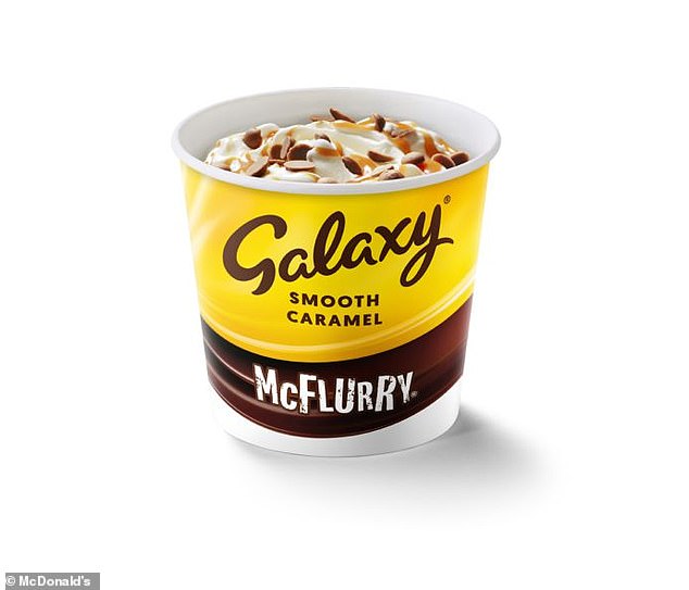 Other returning candies include: Terry's Chocolate Orange McFlurry (regular and mini), Galaxy Caramel McFlurry, Galaxy Caramel Latte and Galaxy Caramel Hot Chocolate.