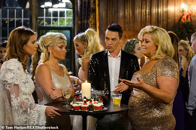 Speaking to his FUBAR Radio co-star Ellen Coughlan on the political Halloween special Politics Uncensored, Bobby detailed the vile messages he received after filming the TV show (pictured in TOWIE with Ferne McCann, Billie Faiers and Gemma Collins).