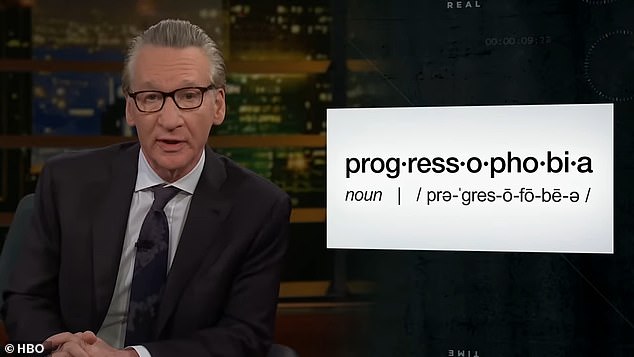 The comedian warned that 'progresophobia', the fear of admitting that things 'are not that bad', is part of the virus of the progressive mind