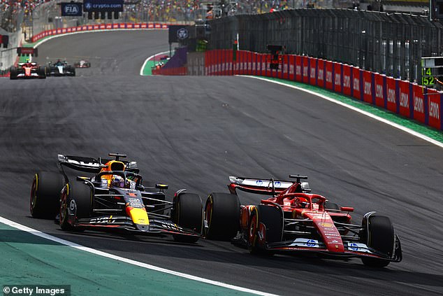 Verstappen overtook Charles Leclerc to finish third in a display of damage limitation.